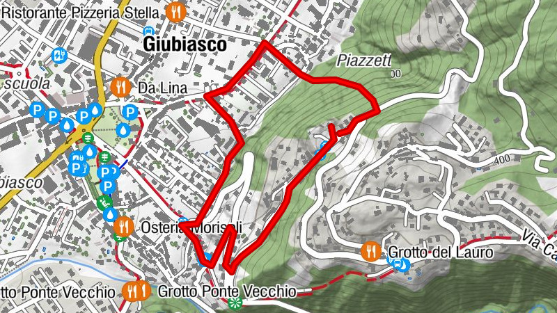 Lauftour in Giubiasco