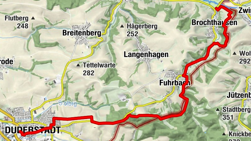 Duderstadt. Wandern am Grünen Band