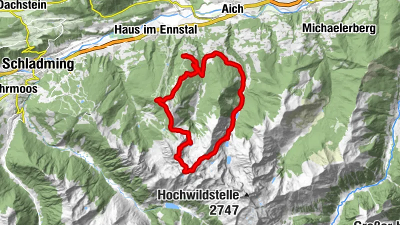 Parkplatz Höfi - Scharfetter - Höchstein - Hans-Wödl Hütte - Parkplatz