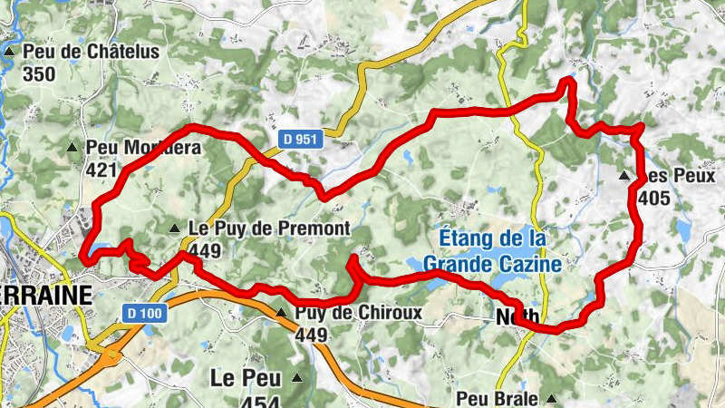 Coucou at the Cazine - by bike