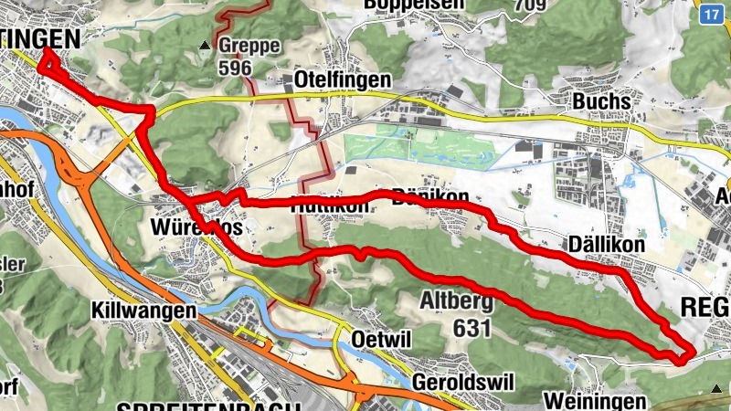Altberg mit Singeltrail