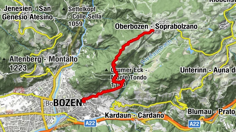 Oberbozen - Maria Himmelfahrt - Ebnicher Hof - Bozen