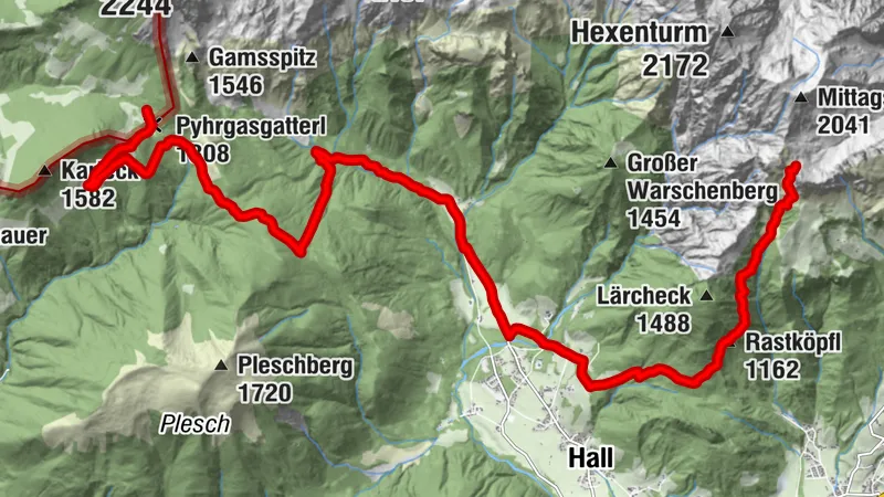 UMLEITUNG 07 Admonterhaus - Rohrauerhaus, Gesäuse Hüttenrunde  