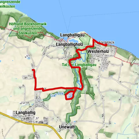 von Freienwillen über Langballigau bis Westerholz