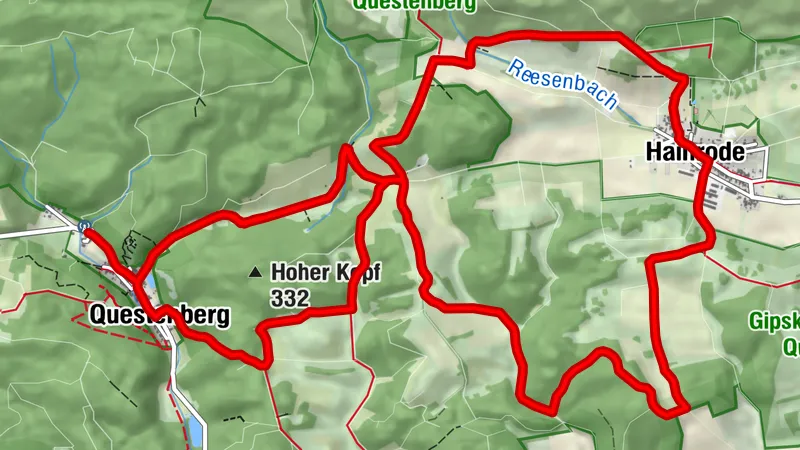 Rundwanderempfehlung: Auf aussichtsreichen Wegen zwischen Questenberg und Hainrode