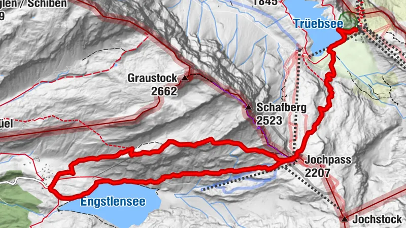 Trübsee - Jochpass - Engstlensee