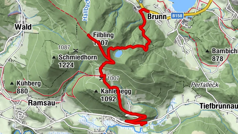 Am Filblingsee vorbei nach Fuschl