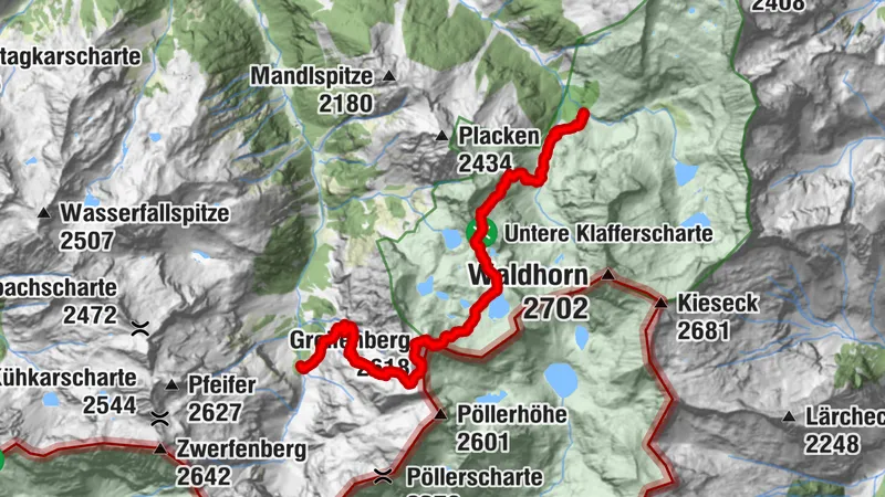 Gollinghütte – Preintalerhütte