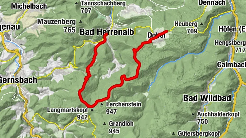 Trekking Schwarzwald Bad Herrenalb - Camp Sonneninsel Dobel