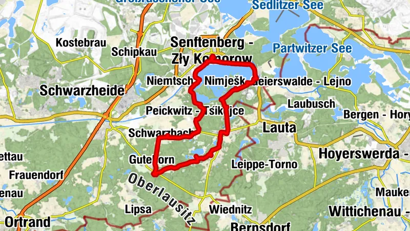 Radtour mit 2 Aussichtstürmen und Bademöglichkeit