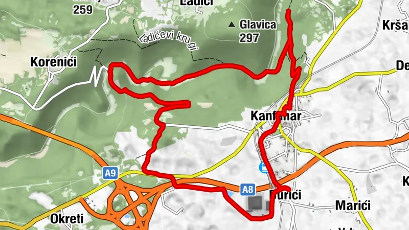 Kanfanar, Gespanschaft Istrien/Kroatien