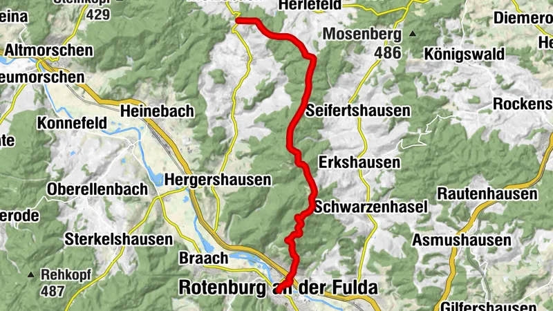Ars Natura - Von der Metzebacher Höhe über den Alheimer nach Rotenburg an der Fulda