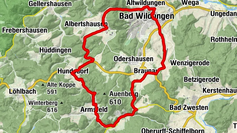 Märchenhafter Schneewittchen-Radrundweg