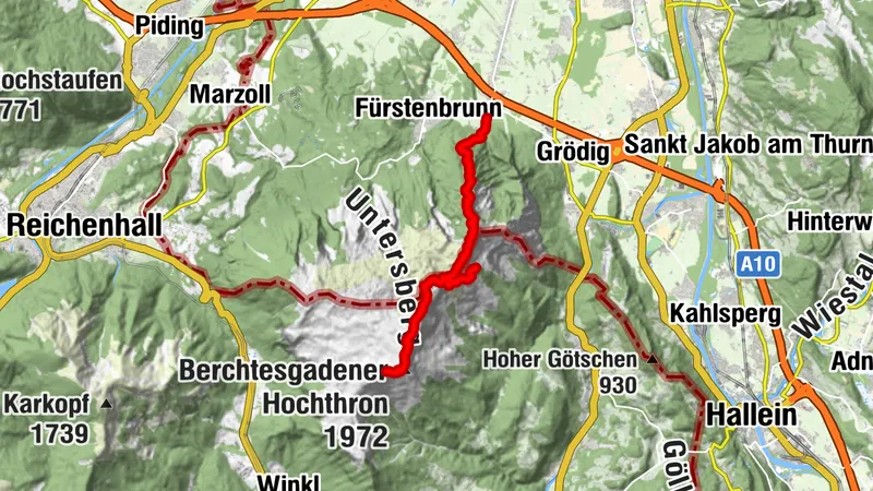 Stöhrhaus --> Toni Lenz Hütte --> Zeppezauerhaus --> Reitsteig --> Tal