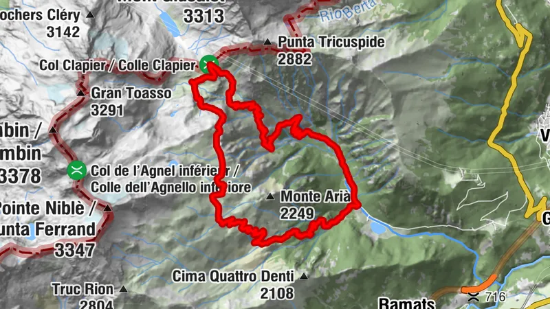 Val Clarea- Col Clapier giro anello
