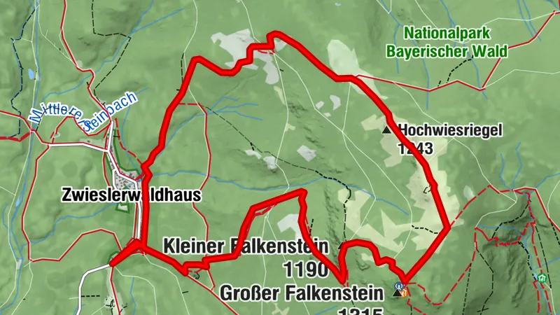 Schneeschuhtour auf den Großen Falkenstein