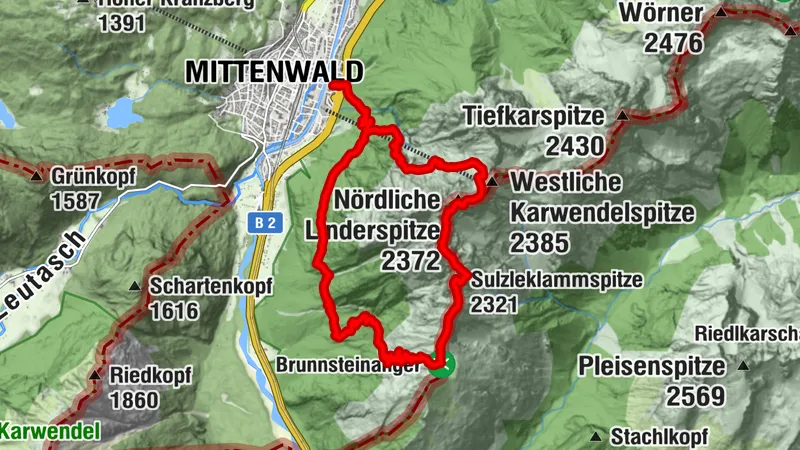 Mittenwalder Höhenweg ü. Mittenwalder Hütte