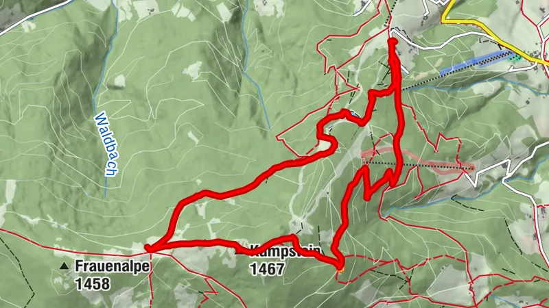 St. Corona - Herrgottschnitzerhütte - Kampstein - Kampsteiner Schwaig - St. Corona