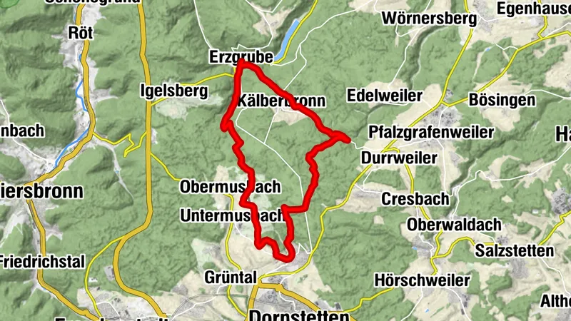 Wanderung zur Nagoldtalsperre