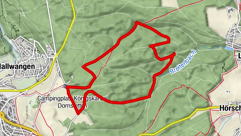 Große Nordic Walking Runde Dornstetten