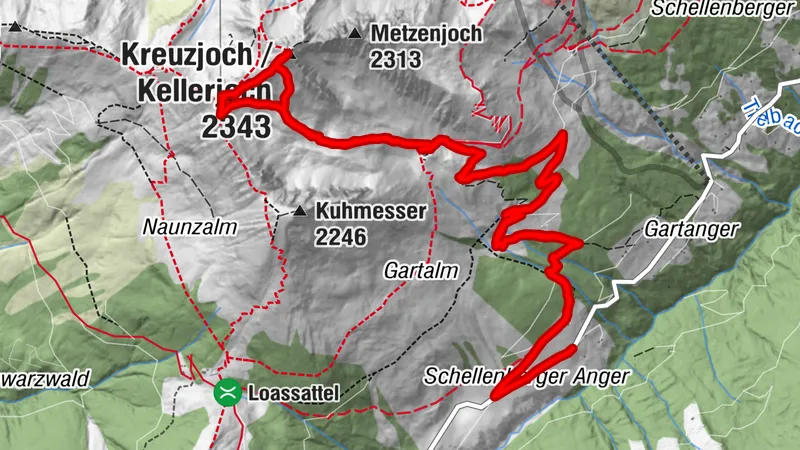 Fügenberg auf das Kellerjoch in Tirol/Österreich