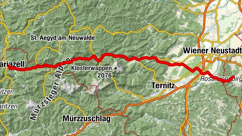 Wallfahrt Wiesen - Mariazell