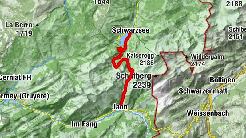 Jaun, Fribourg/Freiburg/Schweiz/Suisse/Svizzera/Svizra