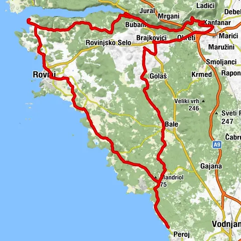 Peroj Portic-Limski kanal-Peroj Portic