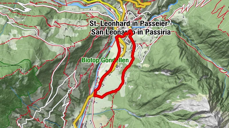 St. Leonhard Andreas Hofer Rundweg, Passeiertal