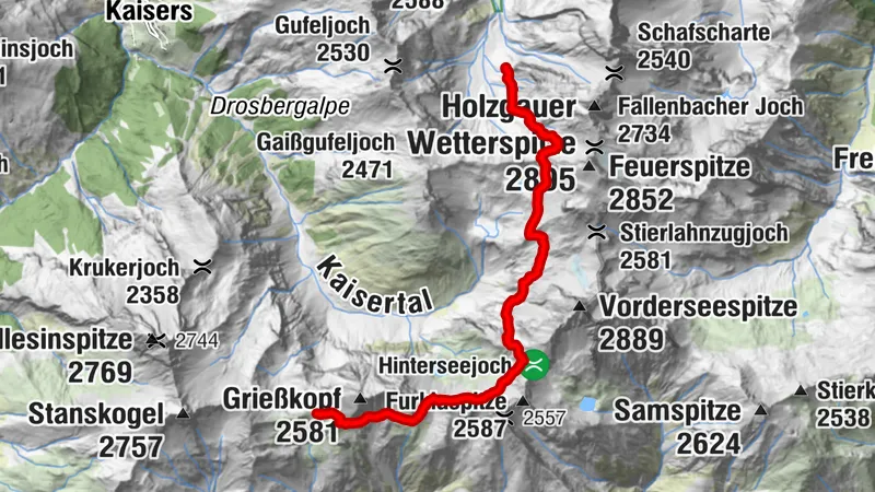 3. Kaiserjochhaus - Frederick-Simms-Hütte
