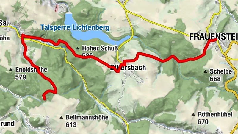 Blockline Etappe 08: Frauenstein » Blockhausen
