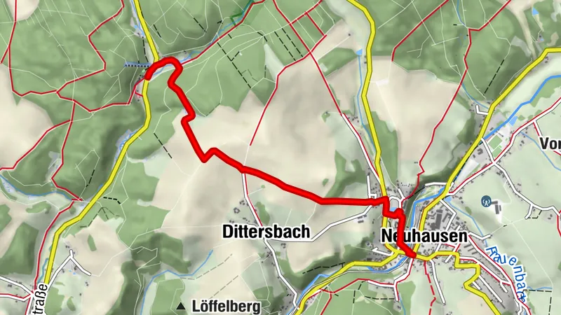 Blockline Etappe 11: Mortelgrund (Sayda) » Neuhausen