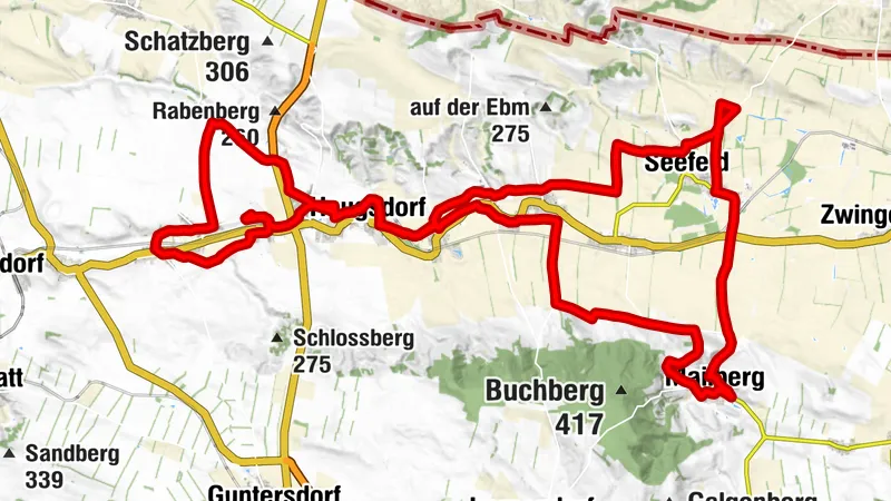 Bike Route Recommendation - Weinerlebnistour Pulkautal