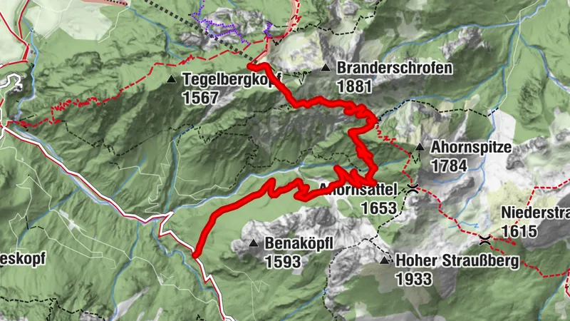 Tegelberg von Bleckenau aus