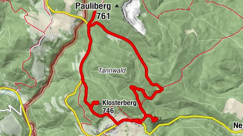 Burg Landsee und Klosterberg