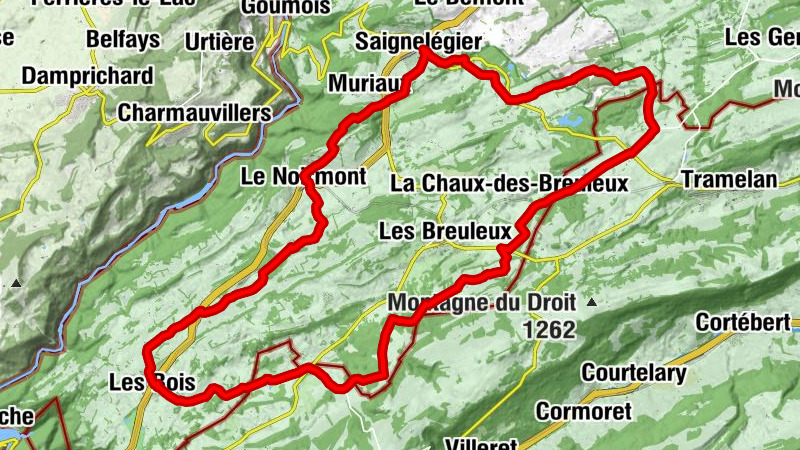 Franches montanges tour