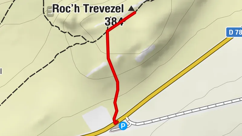 Plounéour-Ménez - Roc'h Trevezel 384 m - Roc'h Trevezel