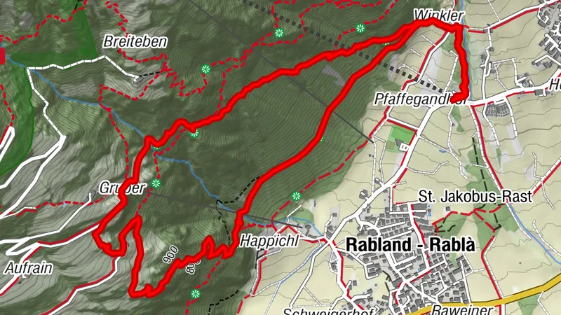 Kleine Runde oberhalb Rabland