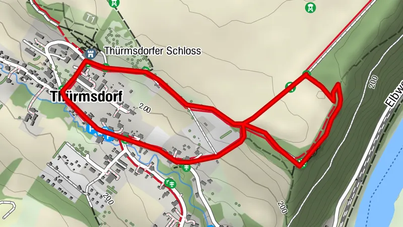 Thürmsdorf: Zur Thiele-Aussicht