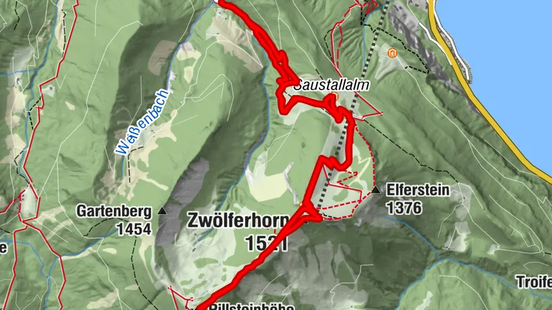 Zwölferhorn - Pillsteinhöhe