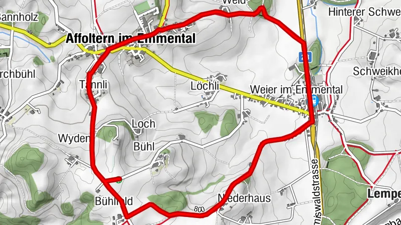 Bärenbrunnen-Weg - Affoltern i.E