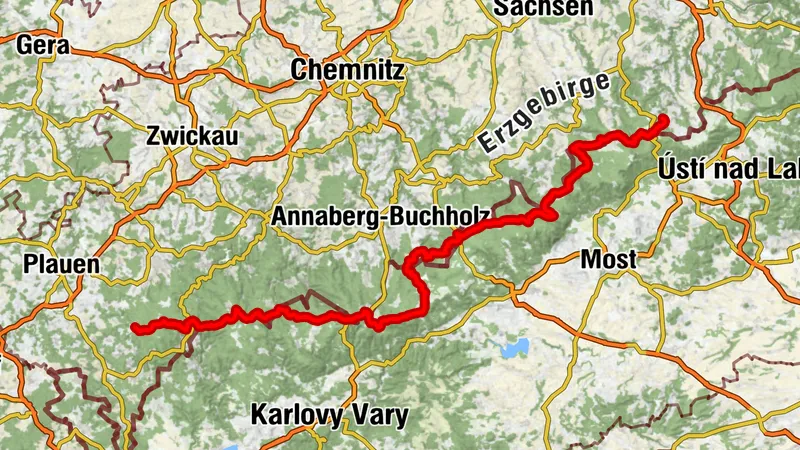 Kammtour Erzgebirge Auf dem höchsten Weg durch Sachsen und Böhmen
