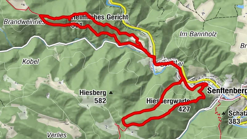 SENFTENBERG Heimliches Gericht Bergweg Hiesberg Hiesbergwarte ret.20261026