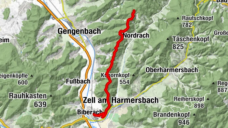 Trekking Schwarzwald Camp Schnaitberg Eck - Biberach/Kinzigtal