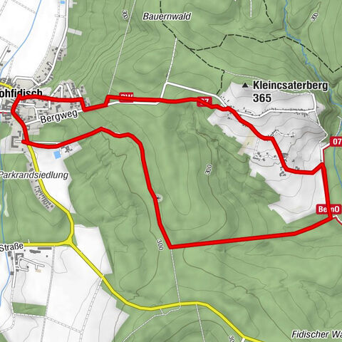 Circular route (9) Kohfidisch - Csaterberg - hiking in the wine idyll