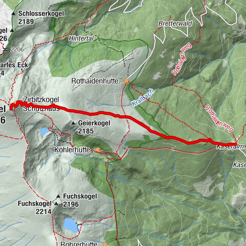 Lavantaler Alpen: Waldheimhütte - Zirbitzkogel