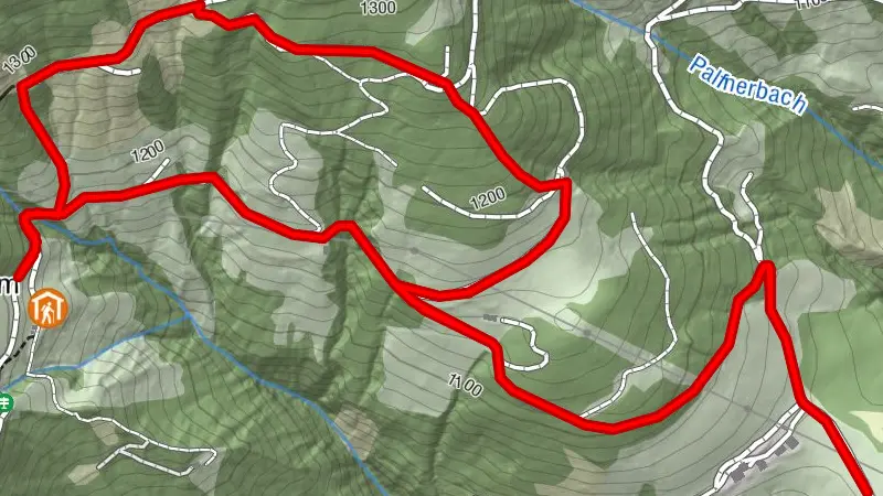 Rettenebenalm circular trail