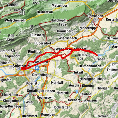 1. Teil Solothurn - Olten