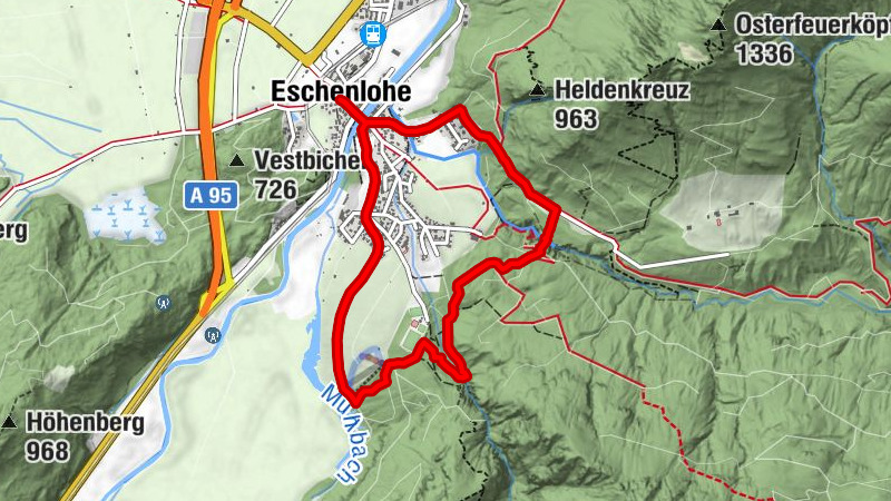 Sieben Quellen - Archtalschlucht - Asamklamm