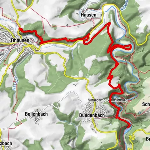 Saar-Hunsrück-Steig - 15th stage: Forellenhof Reinhardtsmühle - Rhaunen
